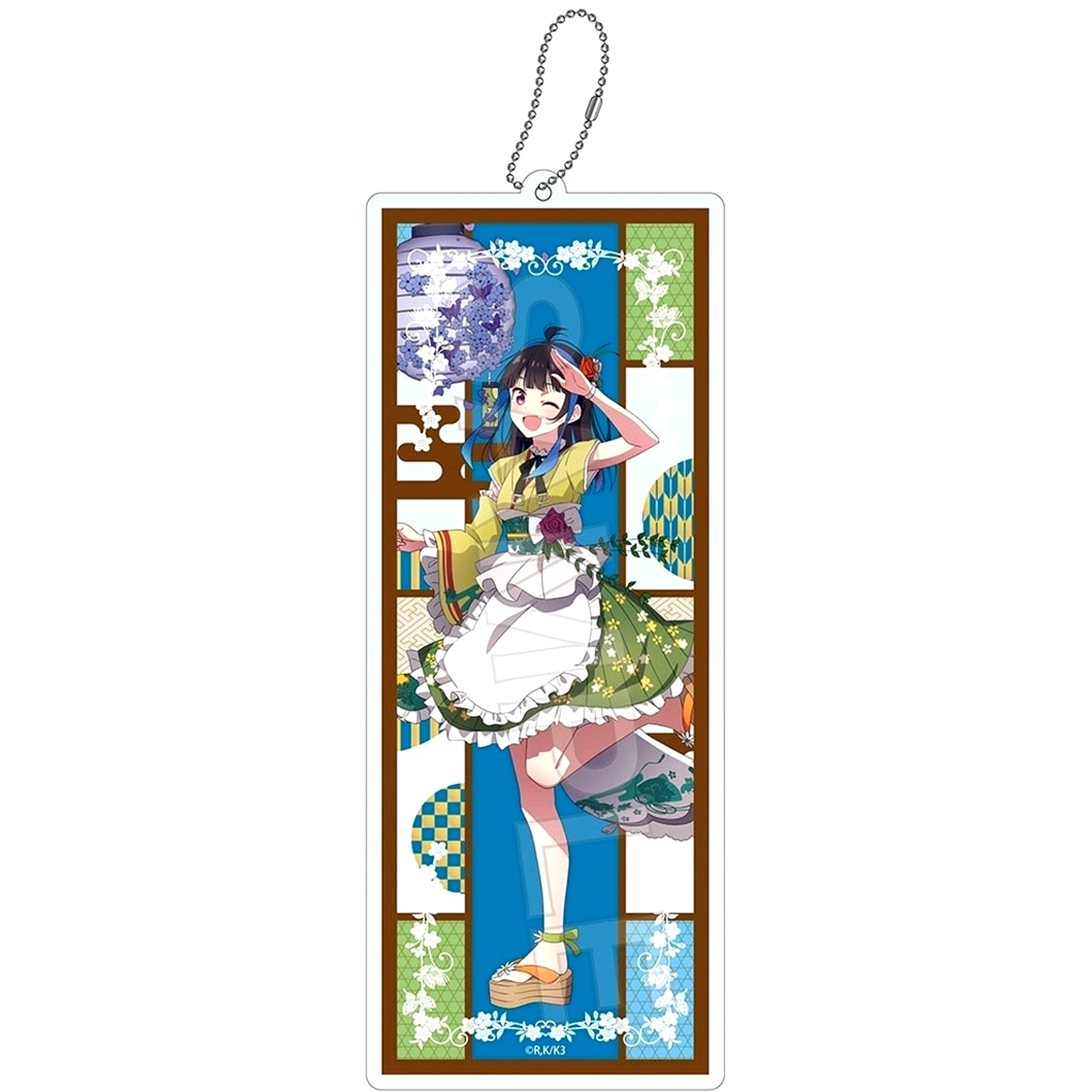 Mini Yaemori Rent-A-Girlfriend Kimono Modern Acrylic Keychain BIG [USED]