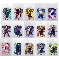 Demon Slayer: Kimetsu no Yaiba Tanjiro Kamado & Others All 15 Types Set Ichiban Kuji Fumetsu no Kizuna 2 Strap Holder Prize G [USED]