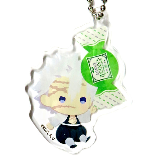 Sanemi Shinazugawa Demon Slayer Kimetsu no Yaiba Yurafuwa Series Candy Ver Random Acrylic Charm [USED]