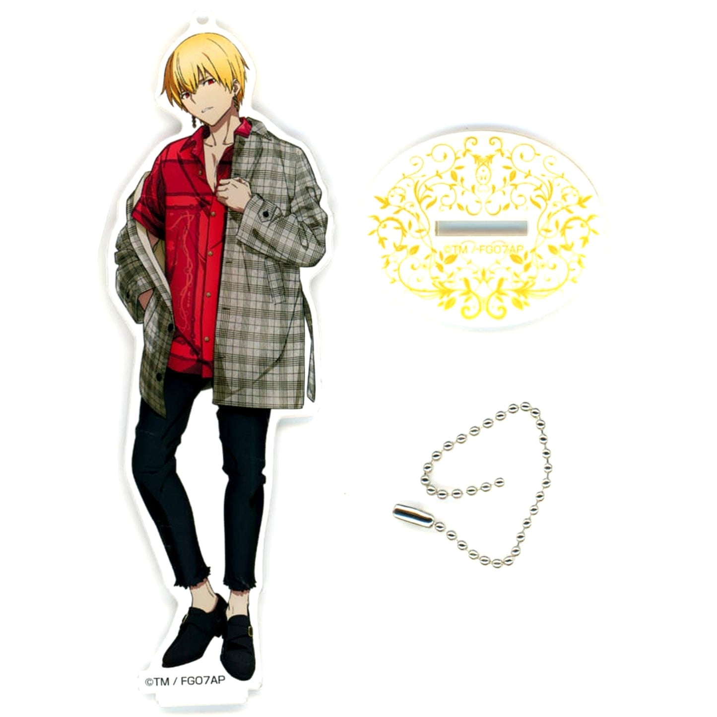Gilgamesh Caster Fate/Grand Order Absolute Demonic Front Babylonia Acrylic Mascot Single Item FGO Fes 2019 Caldea Park Goods [USED]