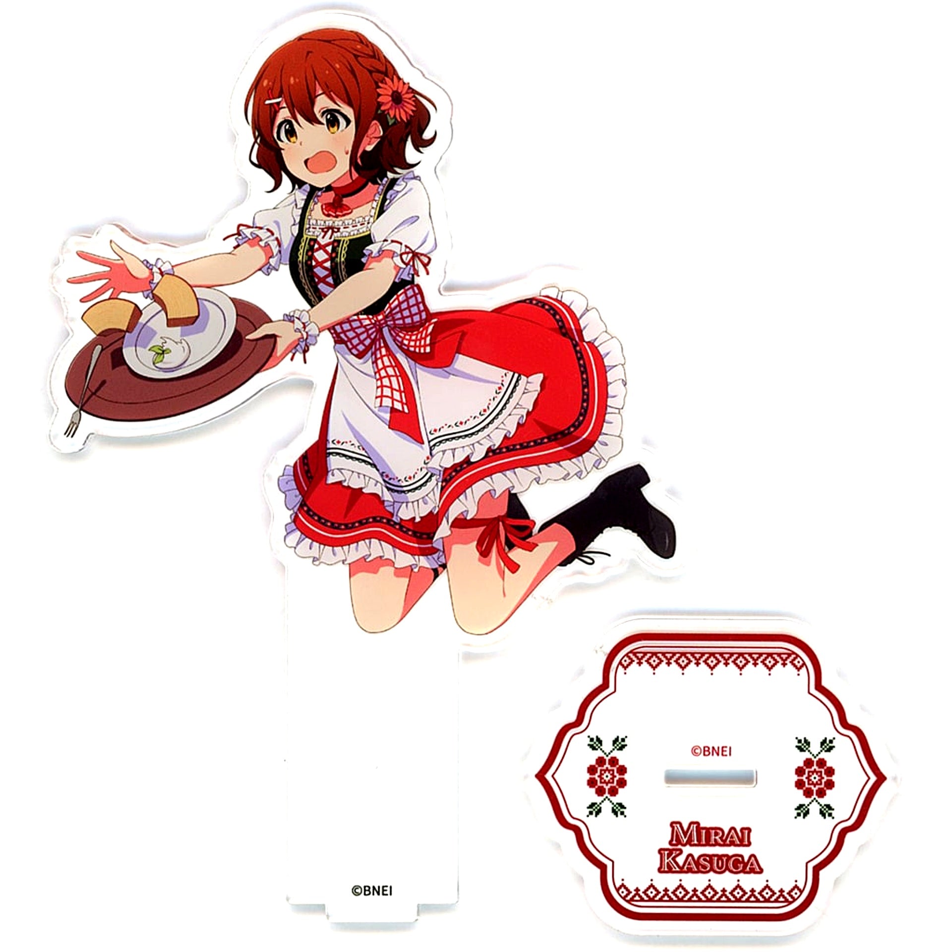 Mirai Kasuga THE IDOLM@STER Million Live! Acrylic Stand MILLION FEST Ver. World Wide Meal x STELLAMAP CAFE [USED]