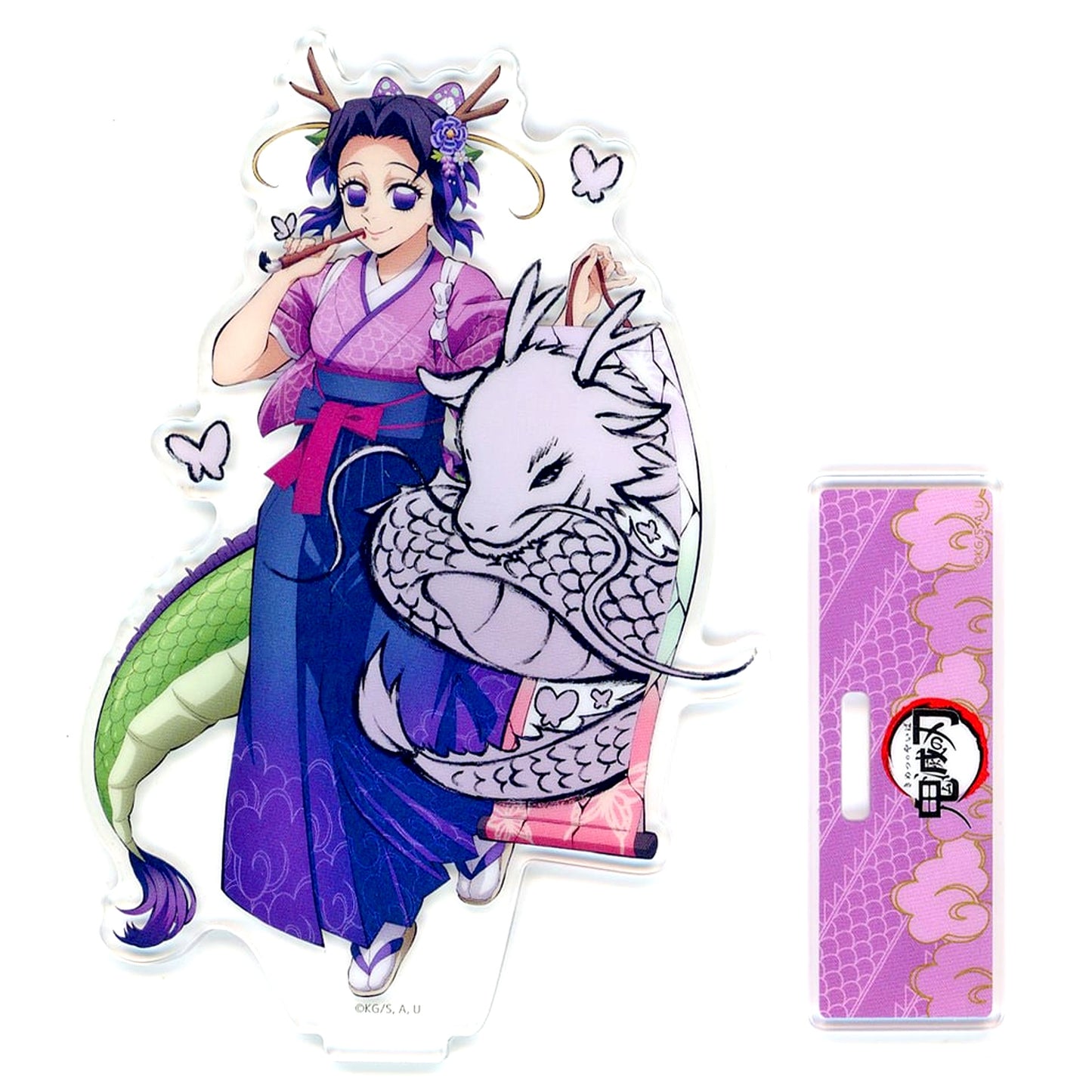 Shinobu Kocho Demon Slayer Anime 5th Anniversary Festival -After Party- in ufotable Cafe x Machi Asobi CAFE x ufotable DINING Year of the Dragon Random Acrylic Stand [USED]