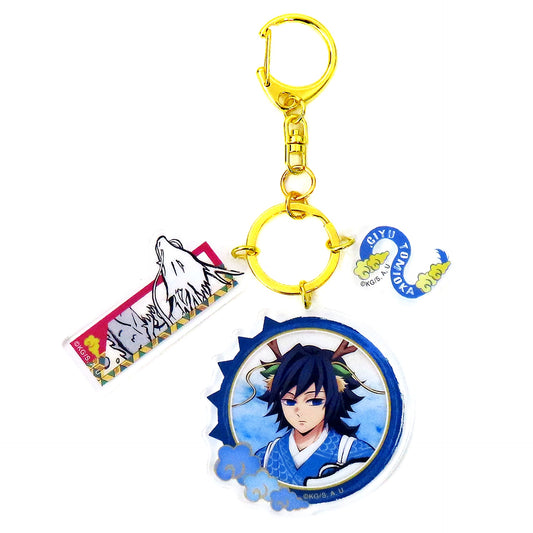 Giyu Tomioka Demon Slayer 5th Anniversary Festival After Party ufotable Cafe Year of the Dragon Random Combi Charm [USED]