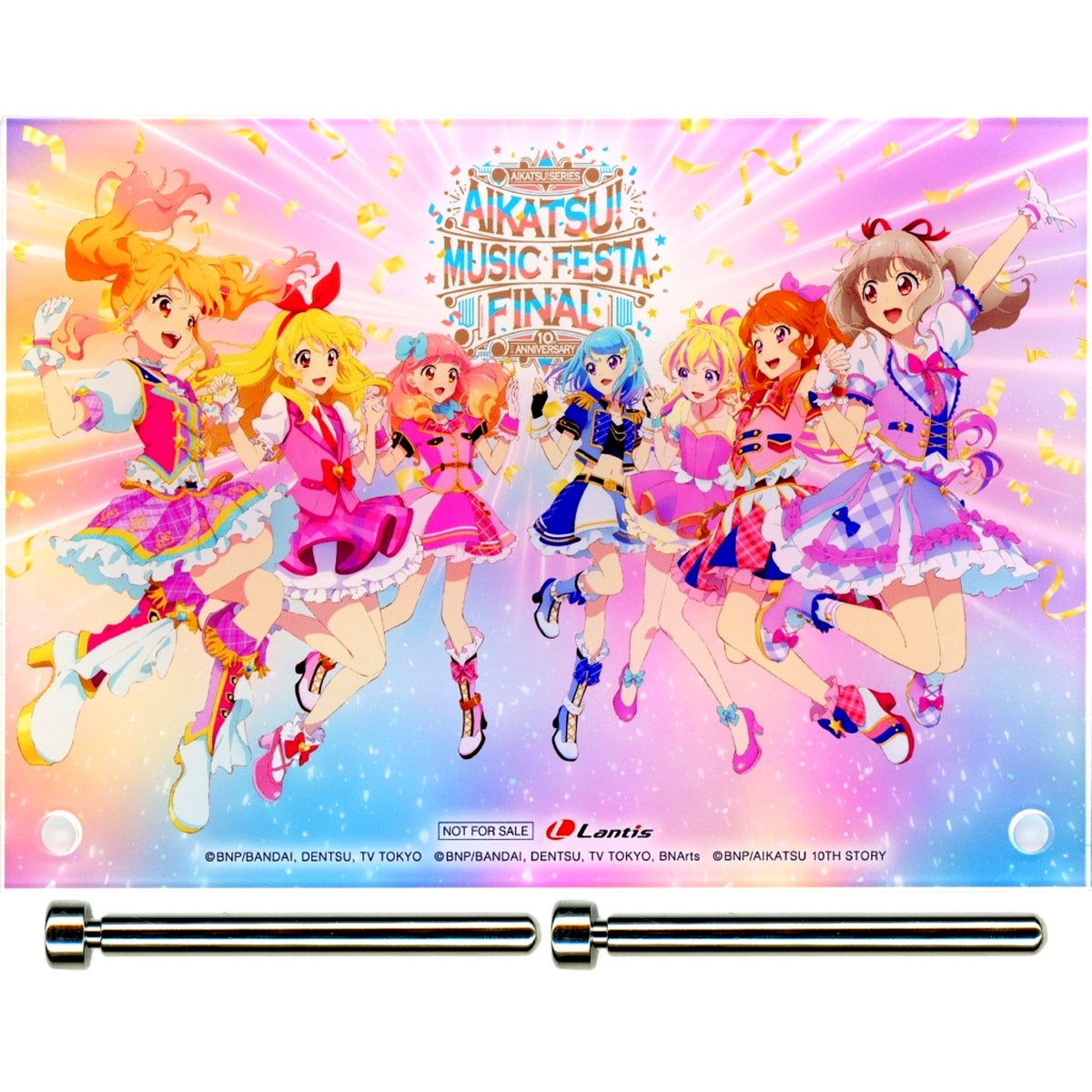 Group Aikatsu! Music Fes FINAL Day1 / Day2 Live Acrylic Plate Blu-ray Bonus [USED]