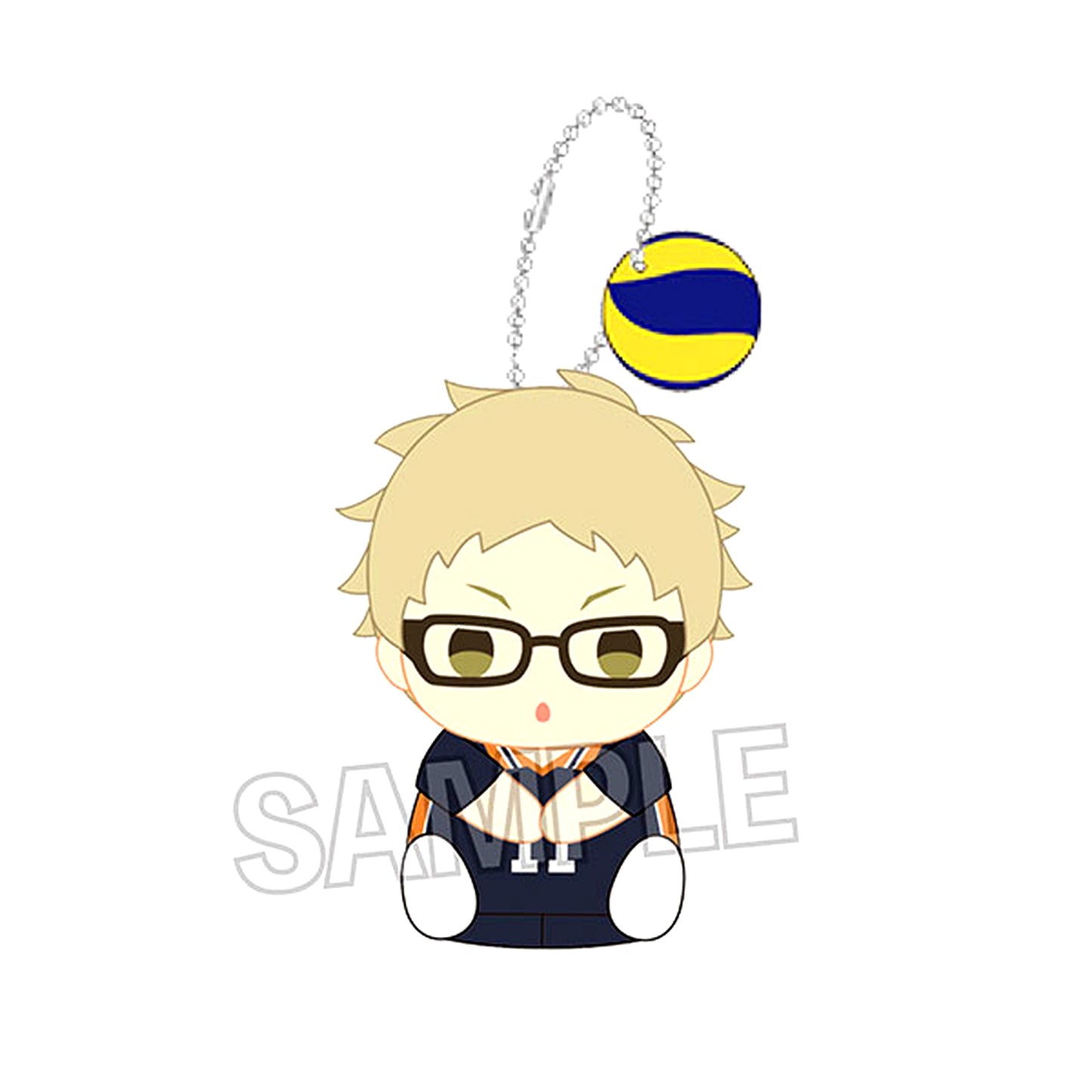 Kei Tsukishima Haikyu!! First Uniform Ver. Yubi no Ue Series Finger Puppet [USED]