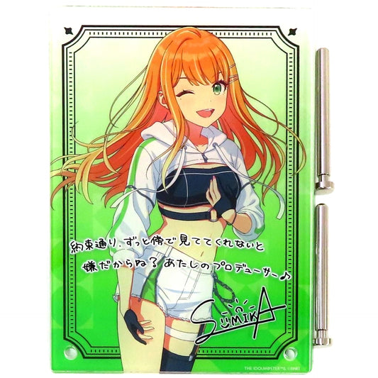 Sumika Shiun Gakuen Idolmaster Sign & Message Panel DEBUT LIVE TOUR [USED]