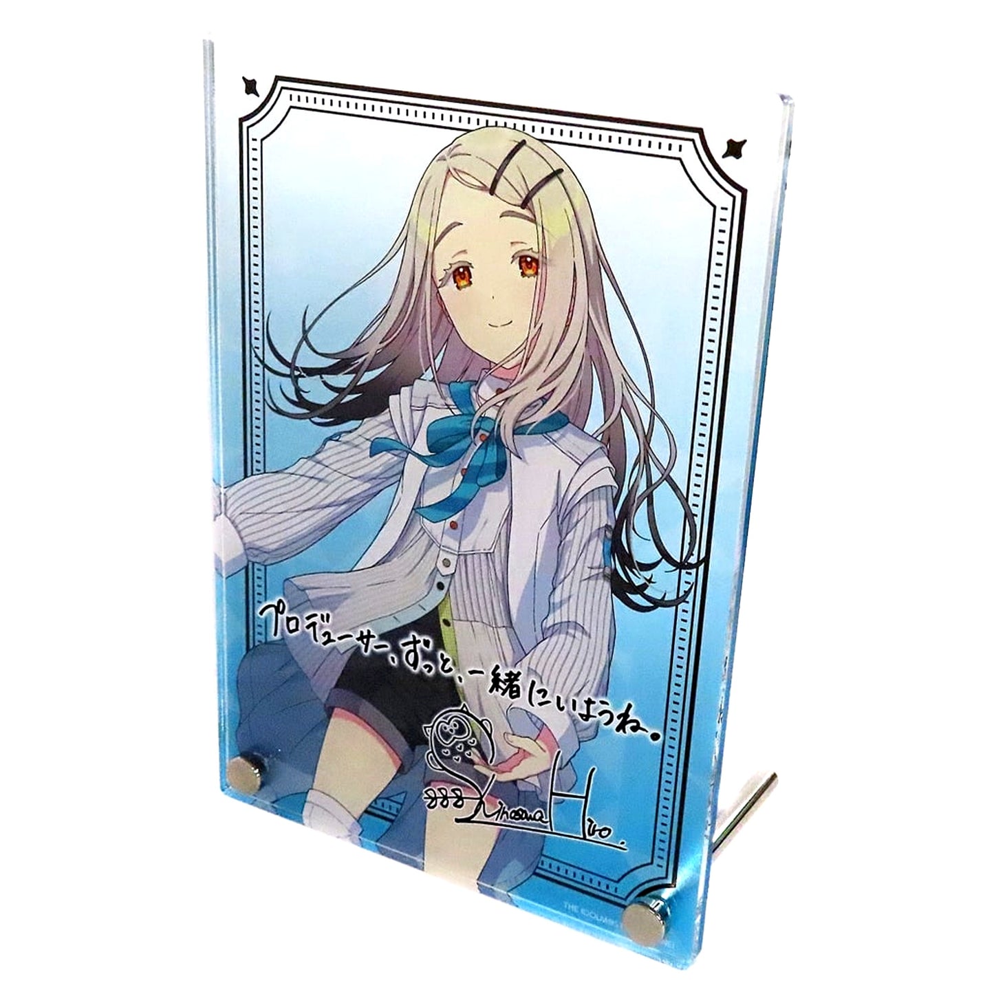 Hiro Shinozawa Gakuen Idolmaster Official Autograph & Message Panel DEBUT LIVE Hajime TOUR [USED]