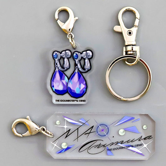 Mao Arimura Official Name & Item Acrylic Charm Gakuen Idolmaster DEBUT LIVE Hajime TOUR [USED]