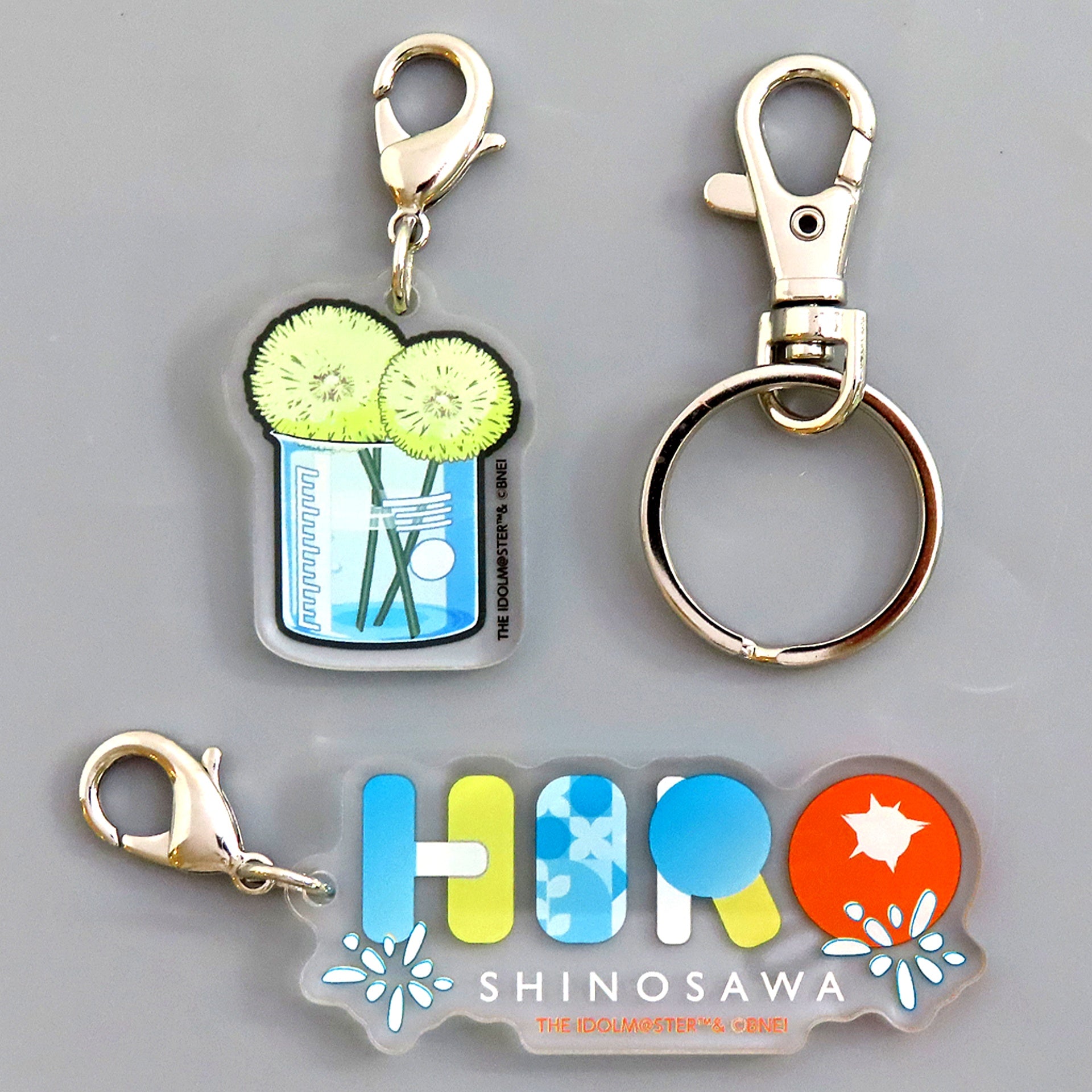 Hiro Shinozawa Gakuen Idolmaster Official Name & Item Acrylic Charm DEBUT LIVE First TOUR [USED]