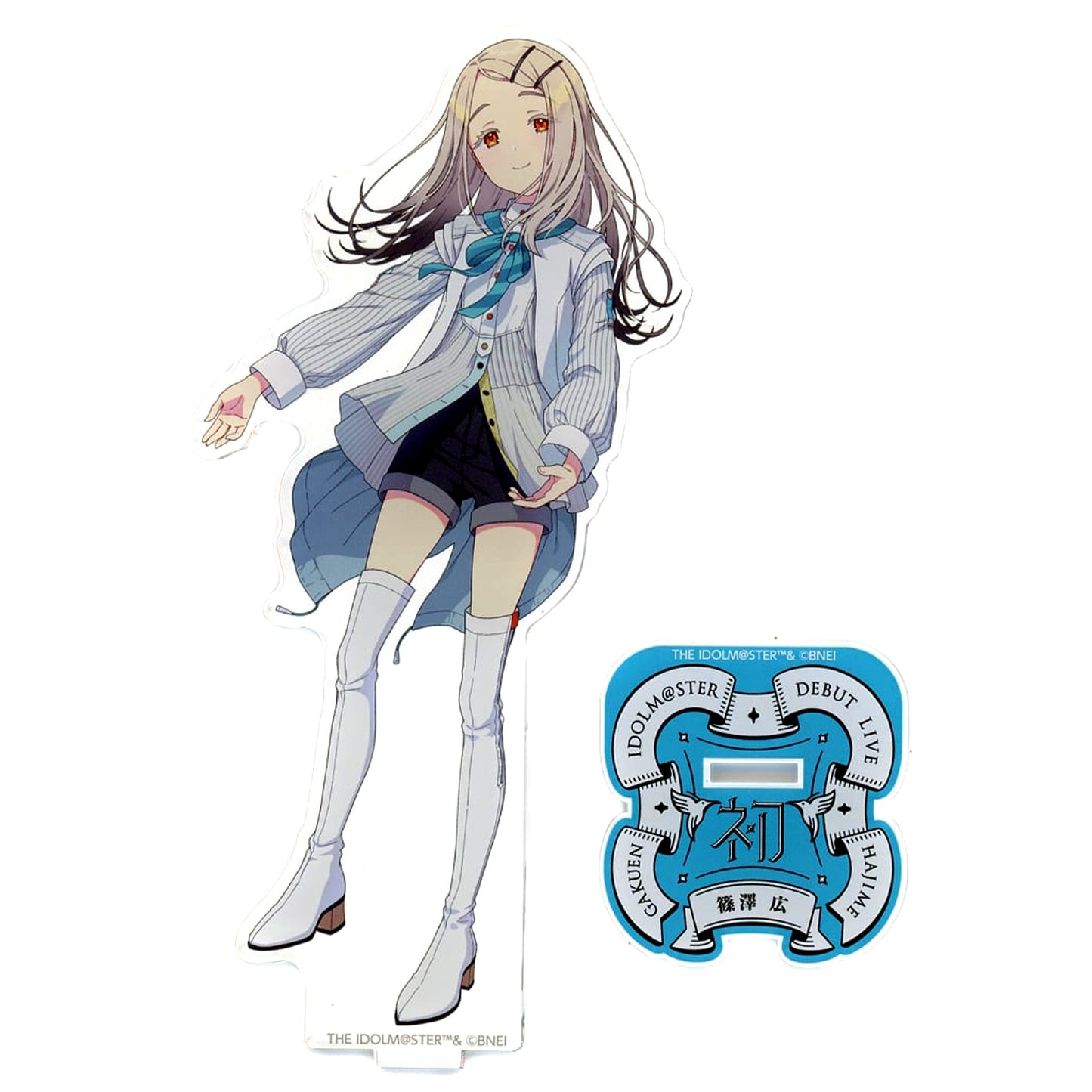 Hiro Shinosawa Gakuen Idolmaster DEBUT LIVE Hajime TOUR Official Acrylic Stand [USED]