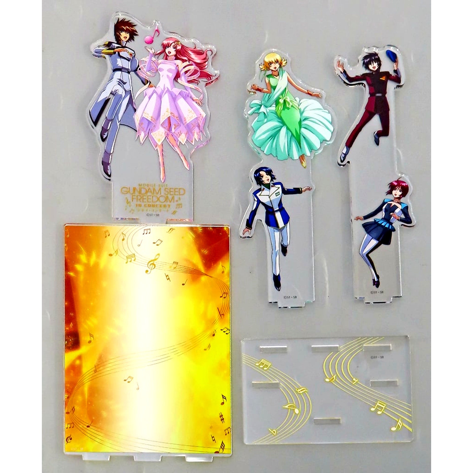 Group Mobile Suit Gundam SEED FREEDOM Acrylic Diorama Cinema Concert [USED]