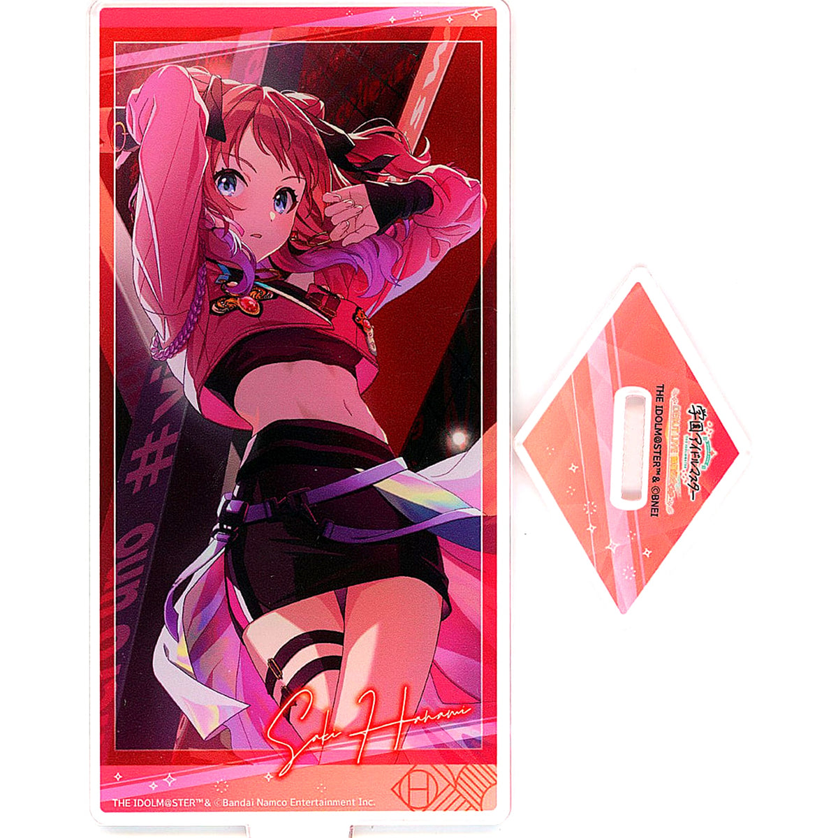 Saki Hanami Gakuen Idolmaster SWEETS PARADISE DEBUT LIVE Cafe Trading Acrylic Stand [USED]