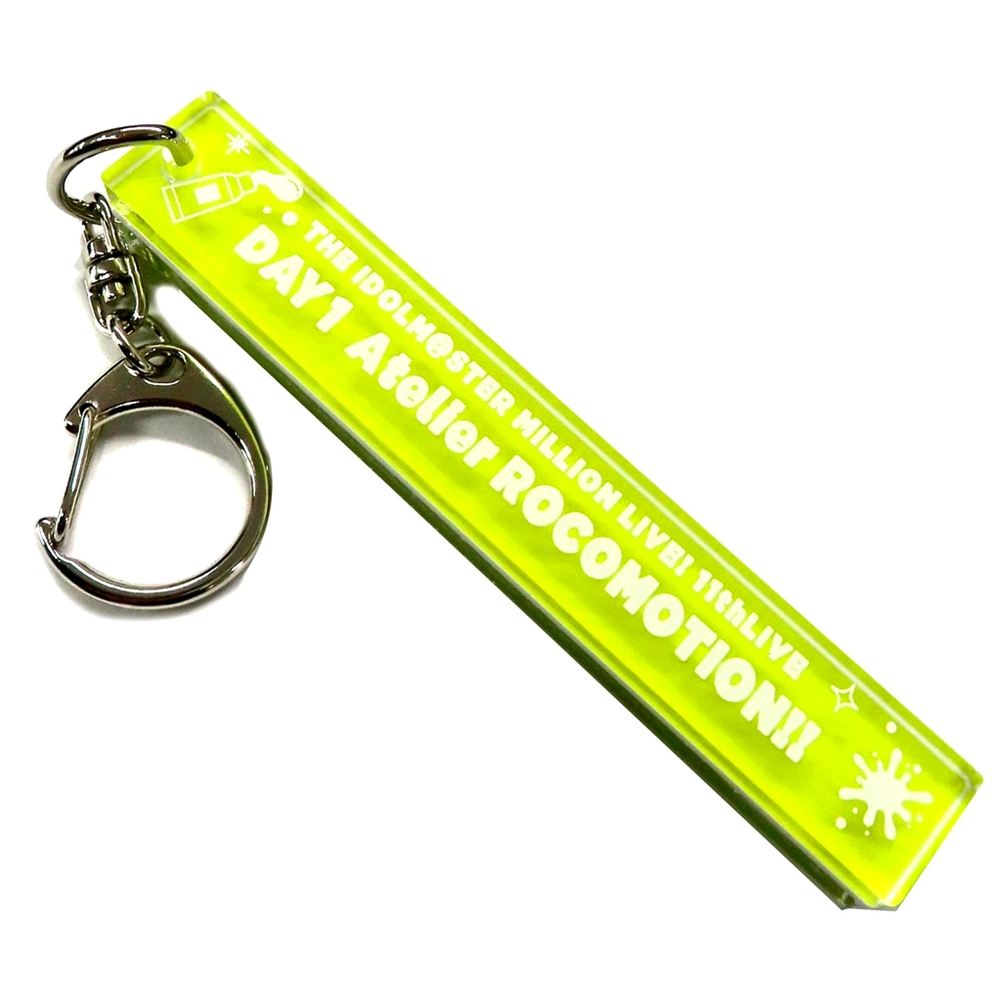 Logo The Idolmaster Million Live! Official Keychain 11thLIVE [USED]