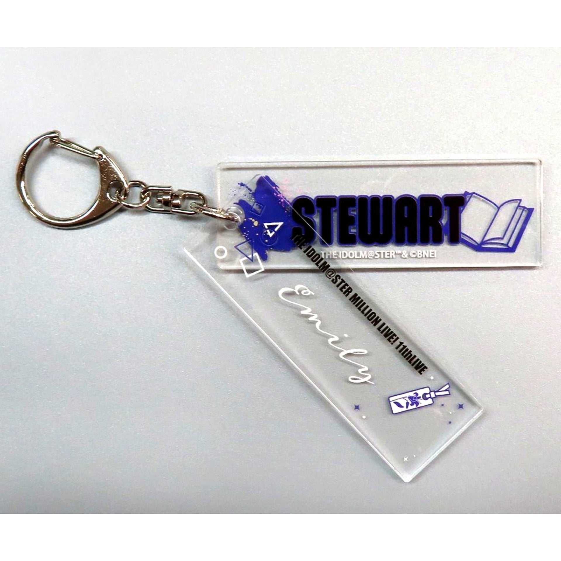 Emily Stewart 11thLIVE Ver. Official Name Keychain The Idolmaster Million Live! [USED]