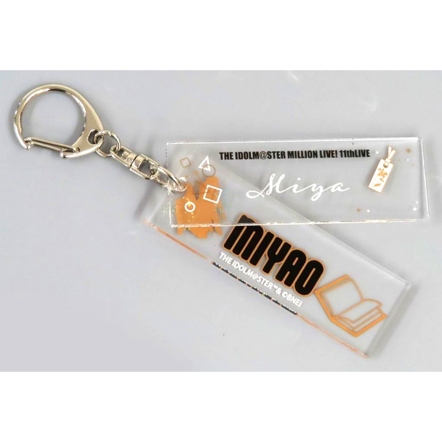 Miya Miyao 11thLIVE Ver. Official Name Keychain The Idolmaster Million Live! [USED]