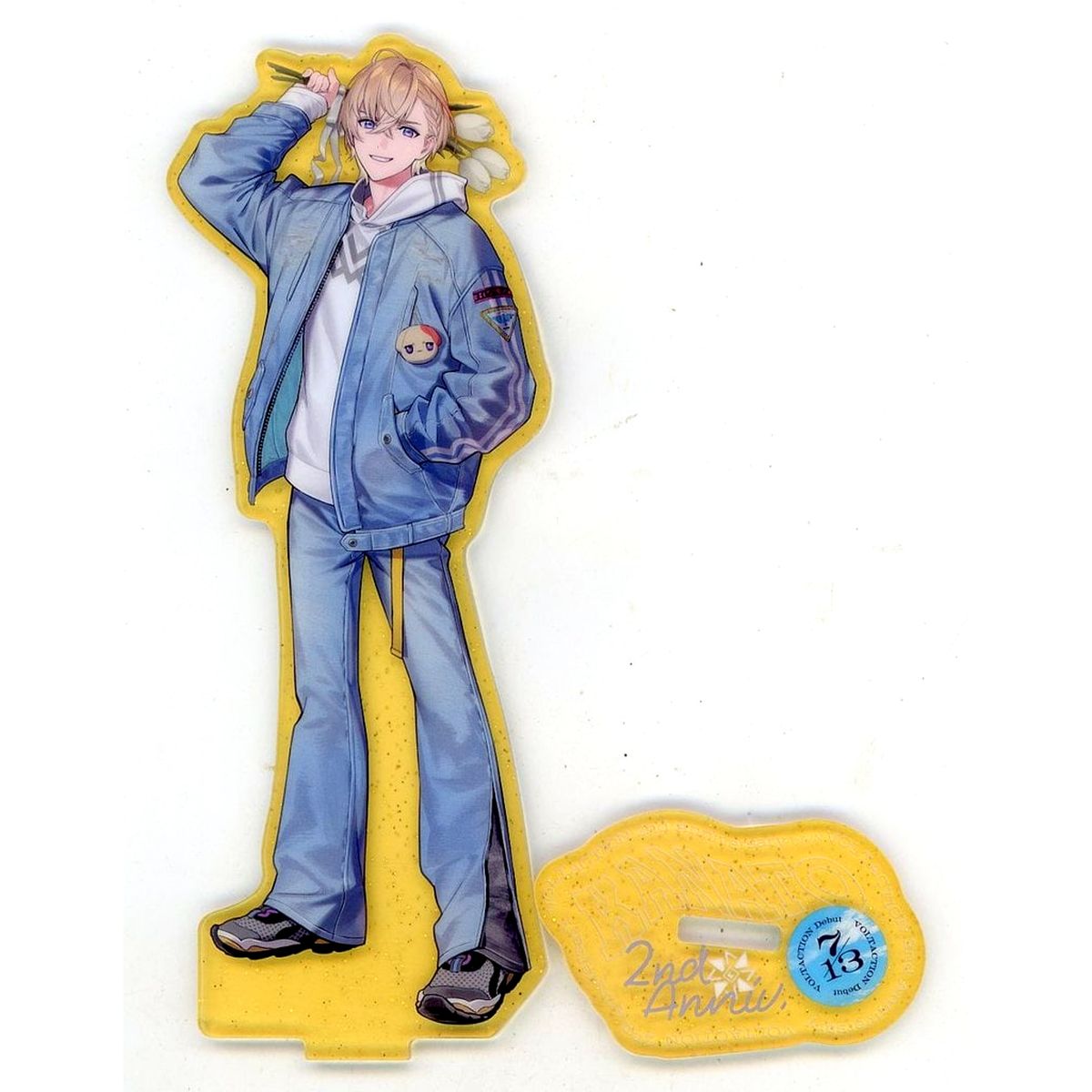 Fura Kanato Virtual YouTuber Nijisanji Acrylic Stand VOLTACTION 2nd Anniversary [USED]