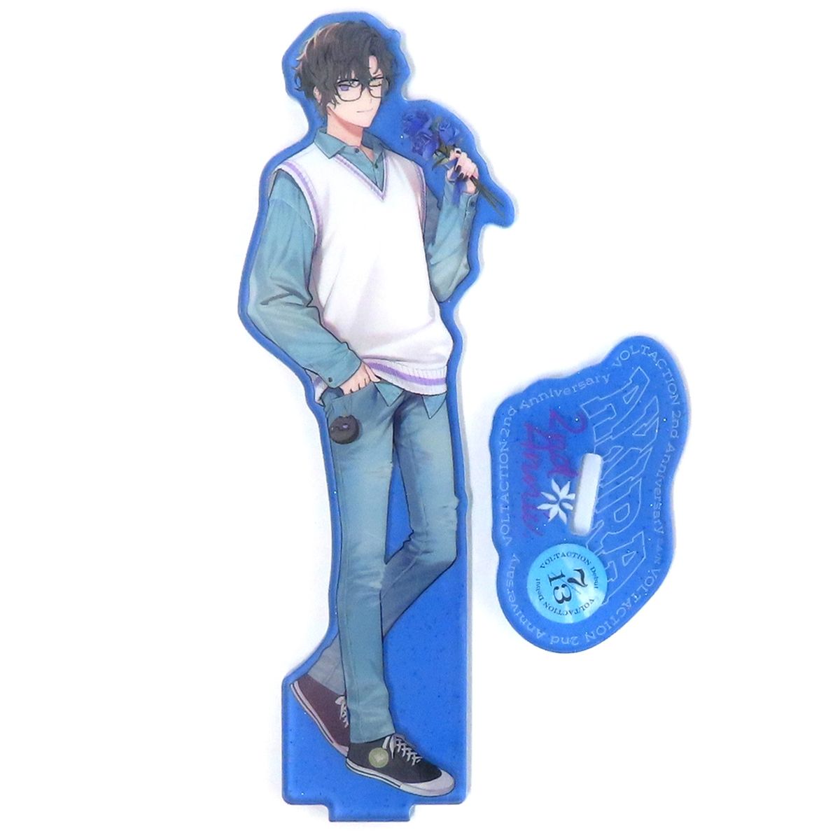 Shikinagi Akira Virtual YouTuber Nijisanji Acrylic Stand VOLTACTION 2nd Anniversary [USED]