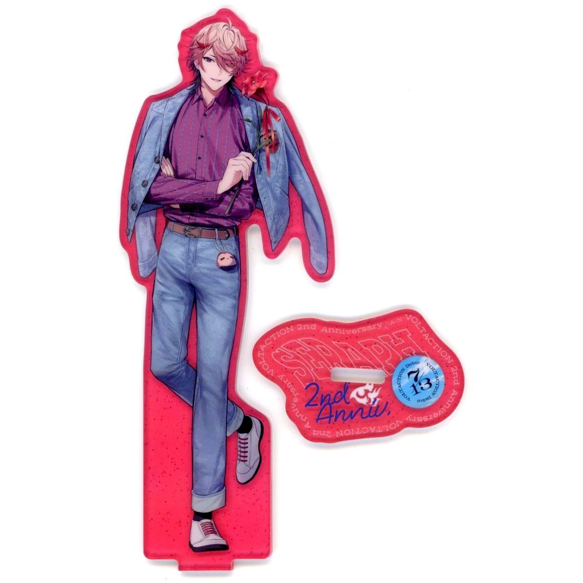 Seraph Dazzlegarden VOLTACTION Acrylic Stand Virtual YouTuber Nijisanji 2nd Anniversary [USED]