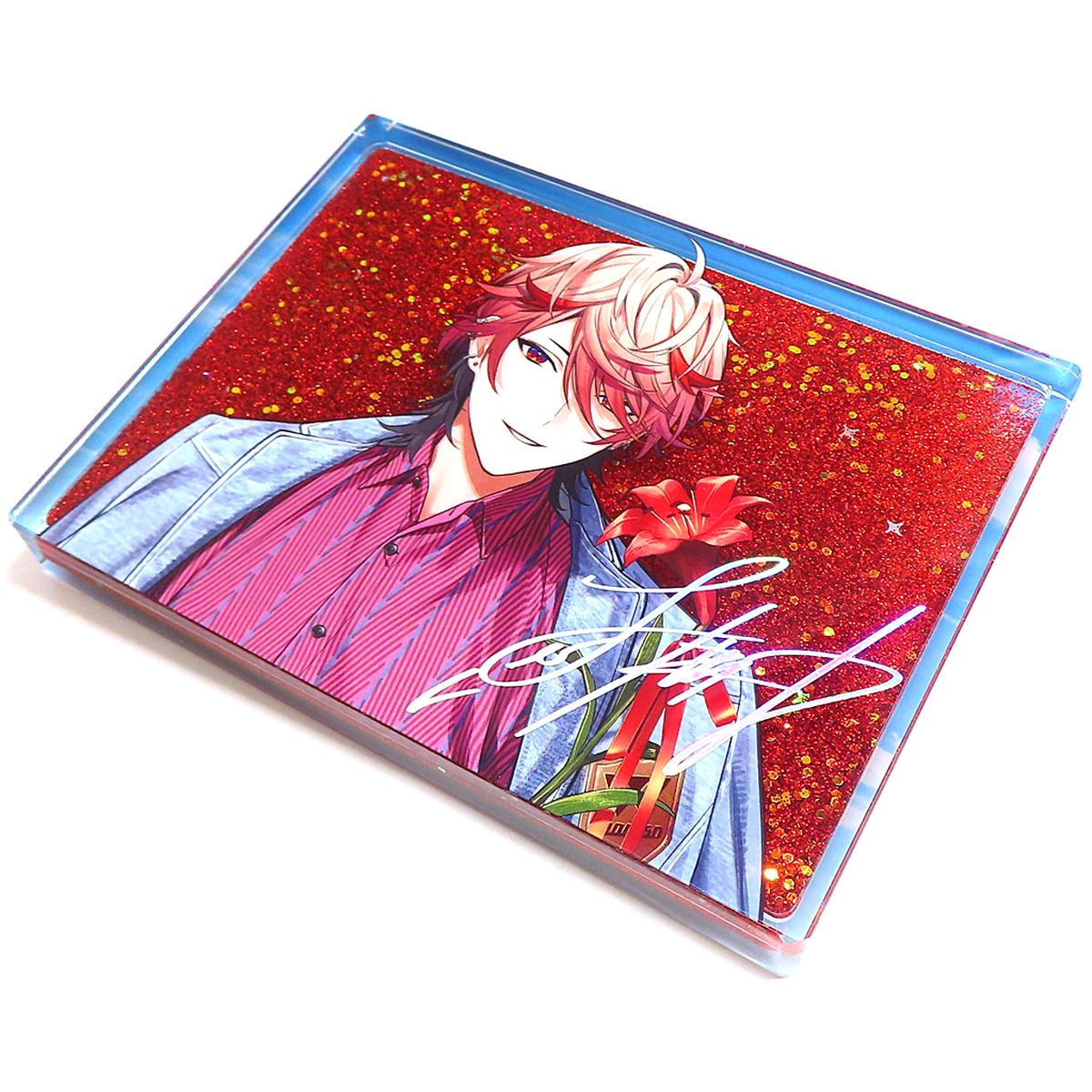 Seraph Dazzlegarden Virtual YouTuber Nijisanji Glitter Acrylic Block VOLTACTION 2nd Anniversary [USED]