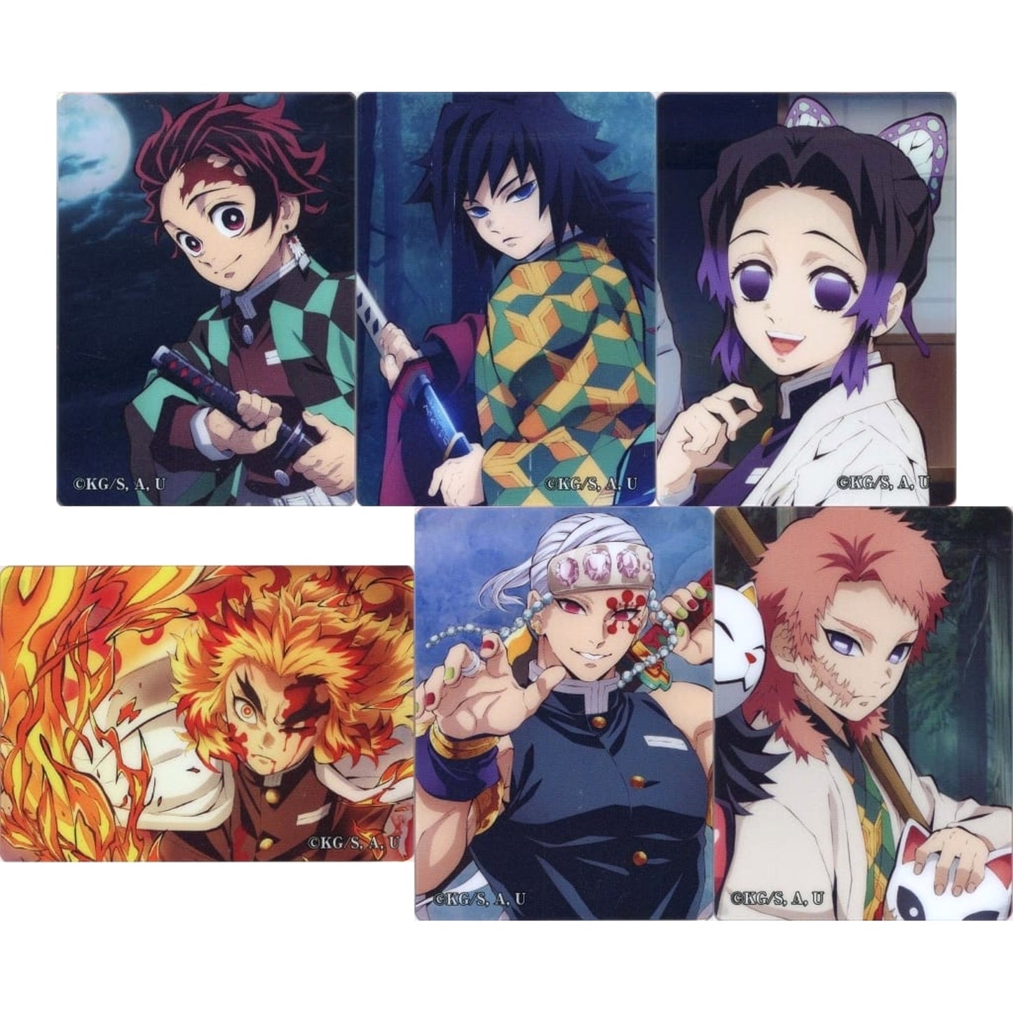 Tanjiro Kamado & Others Demon Slayer: Kimetsu no Yaiba All 6 Types Set Noble Art Collection Vol.2 [USED]