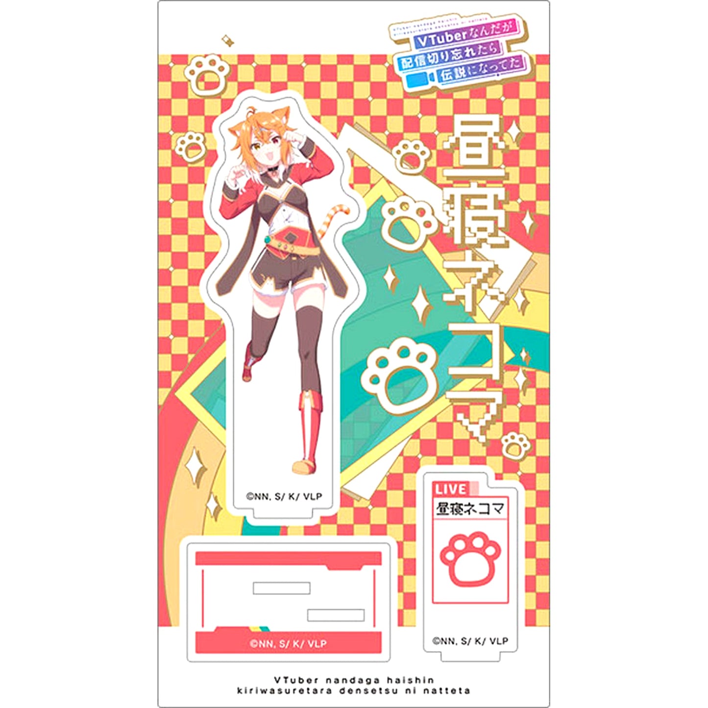 Hirane Nekoma Acrylic Stand VTuber I Forgot to Turn Off My Stream and Became a Legend [USED]