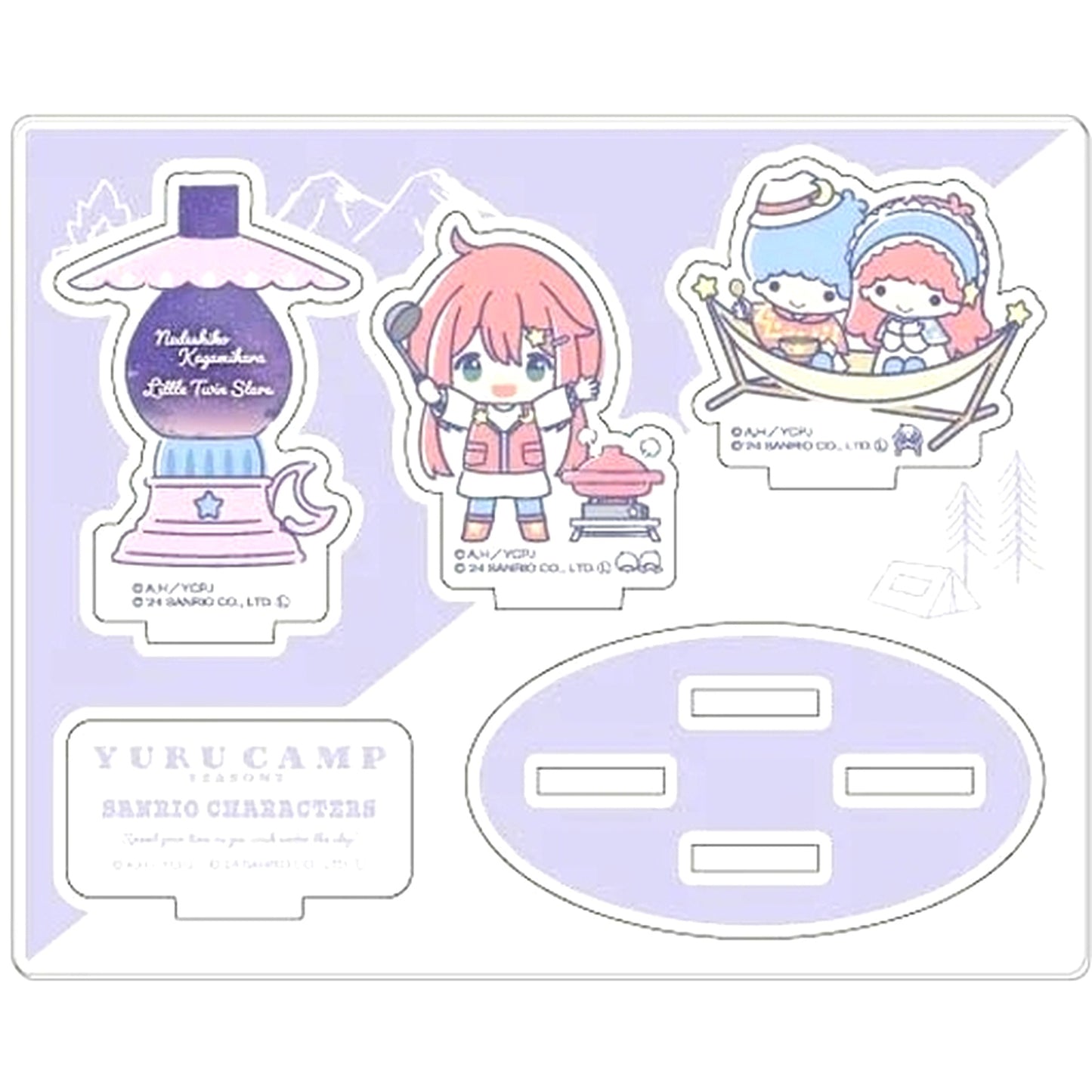 Nadeshiko Kagamihara x Little Twin Stars Acrylic Stand Collection Yuru Camp Season 3 x Sanrio Characters [USED]