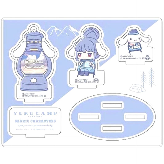 Rin Shima x Cinnamoroll Yuru Camp SEASON 3 x Sanrio Characters Acrylic Stand Collection [USED]
