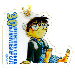 Conan Edogawa Detective Conan Acrylic Keychain A Comics Vol.69 Cover Illustration 30th Anniversary Cafe [USED]
