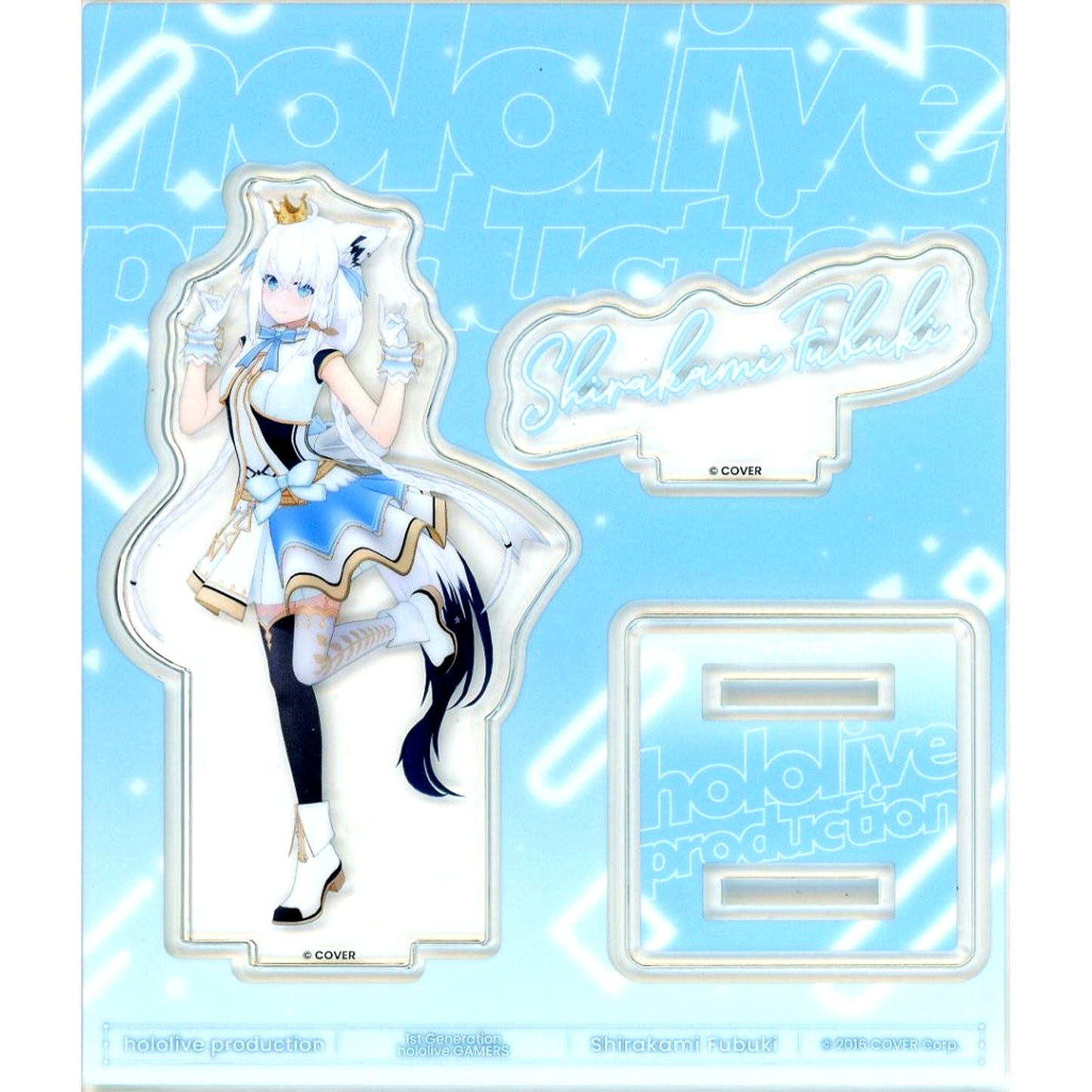 Shirakami Fubuki Virtual YouTuber Hololive Origin Outfit Acrylic Stand [USED]