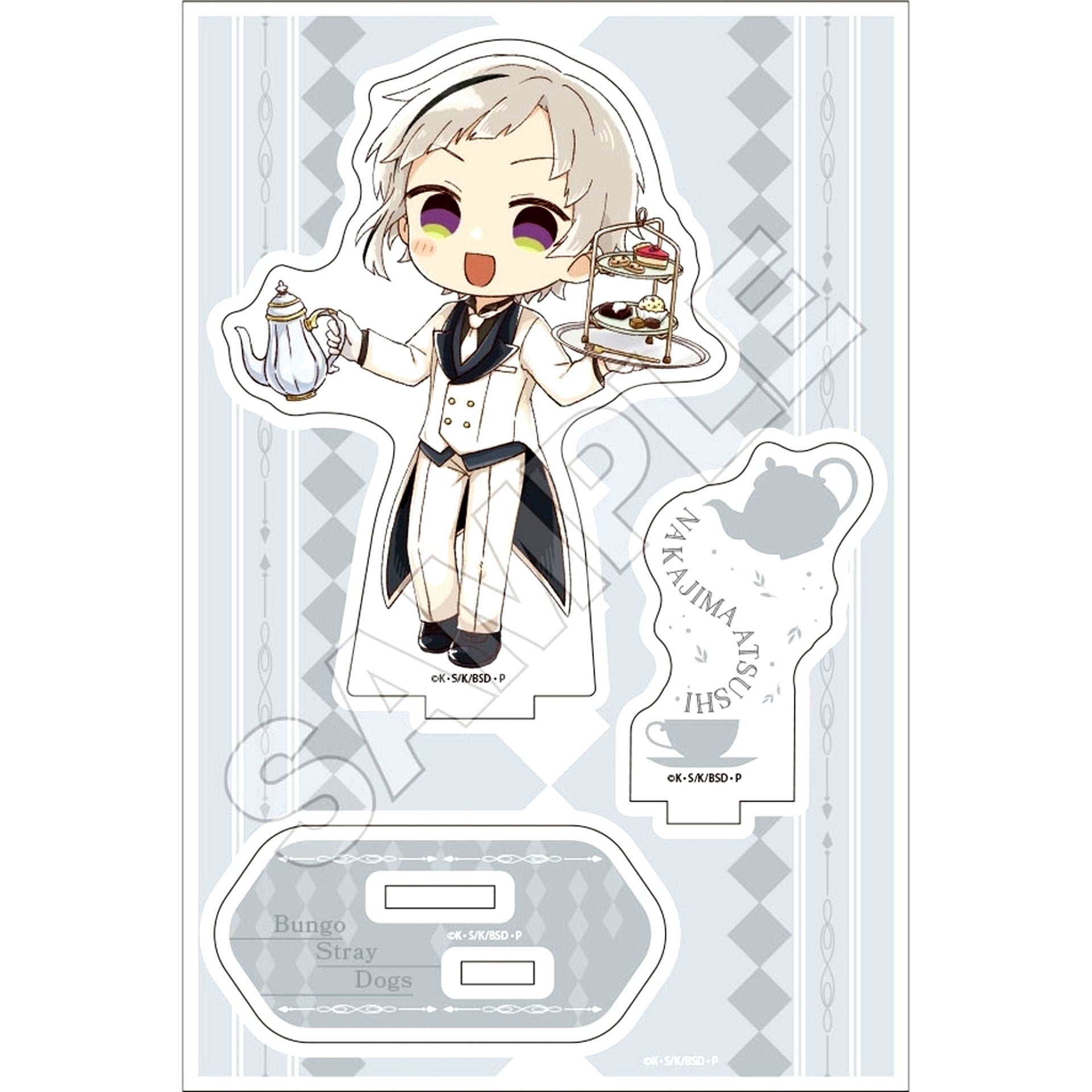 Atsushi Nakajima Bungo Stray Dogs Sketchu! Butler Acrylic Stand Jr. [USED]