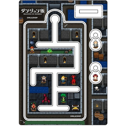 Group Delicious in Dungeon Maze Acrylic Keychain [USED]