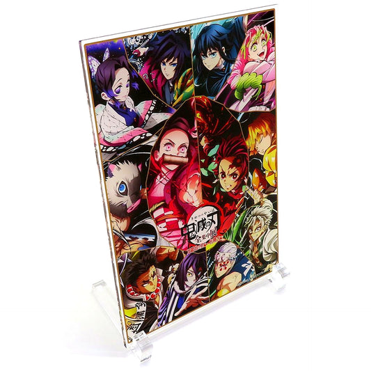 Group B6 Acrylic Board Demon Slayer Total Concentration Exhibition - Swordsmith Village Arc Hashira Training Arc - Aniplex Online Limited Bundle Ticket Bonus [USED]