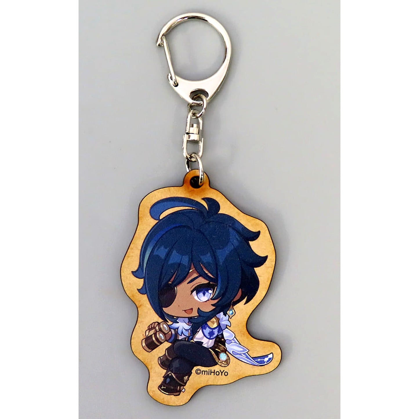 Genshin Kaeya Exhibition Series Wood Keychain Genshin Exhibition Following the Traveler's Heart Exclusive Keychains [USED]