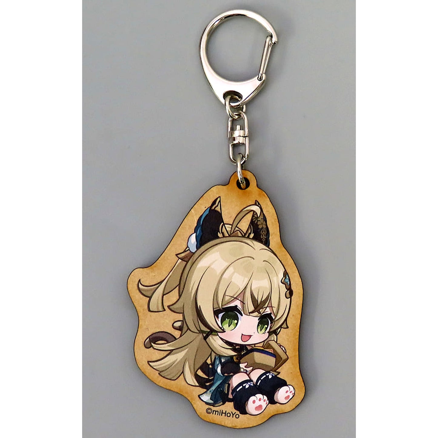 Genshin Kirara Exhibition Series Wood Keychain Genshin Exhibition Following the Traveler's Heart Exclusive Keychains [USED]