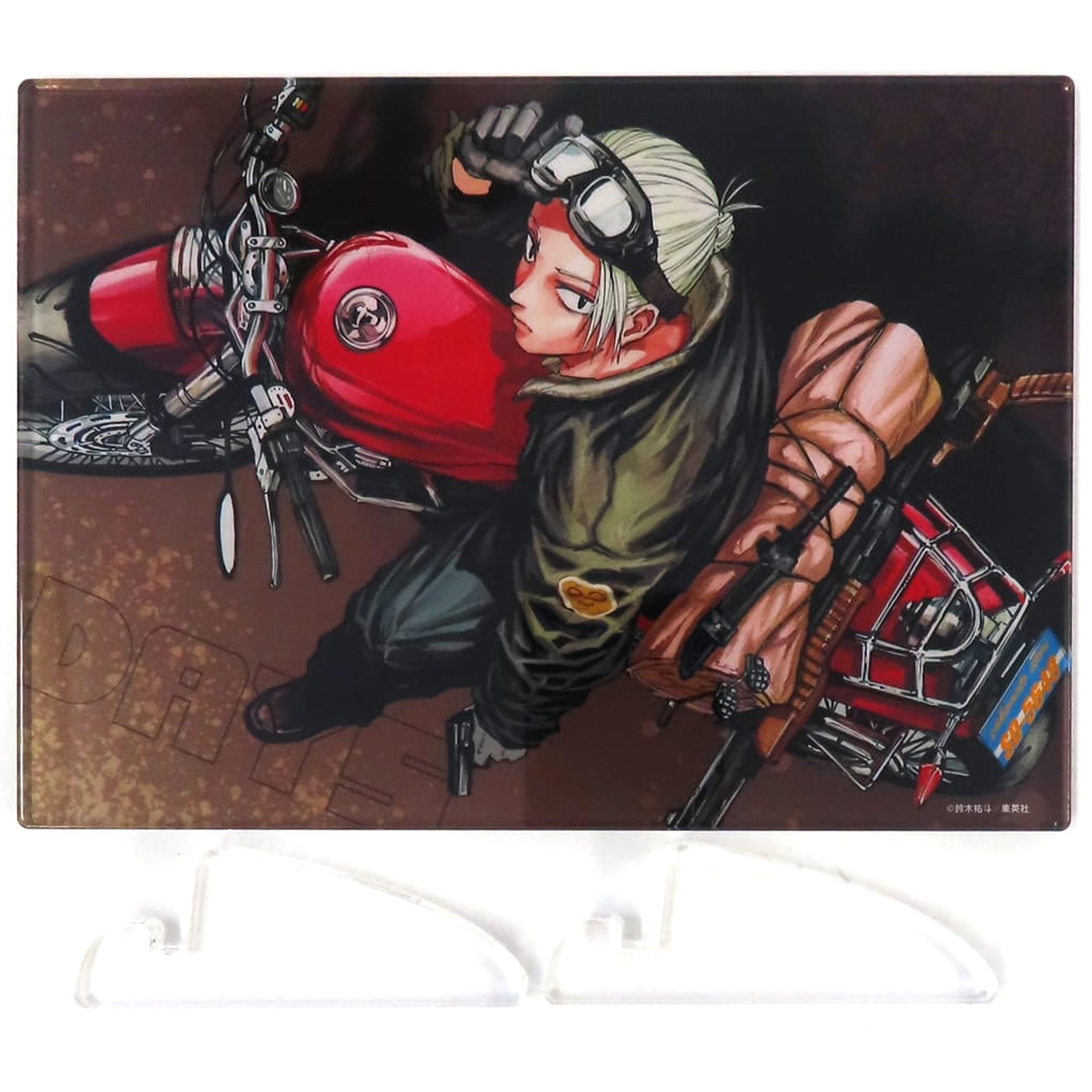 Sakamoto Days Taro Sakamoto Bike F Premium Acrylic Art Weekly Shonen Jump Digital Ver. Subscribers Limited Service For All Applicants Acrylic Item [USED]
