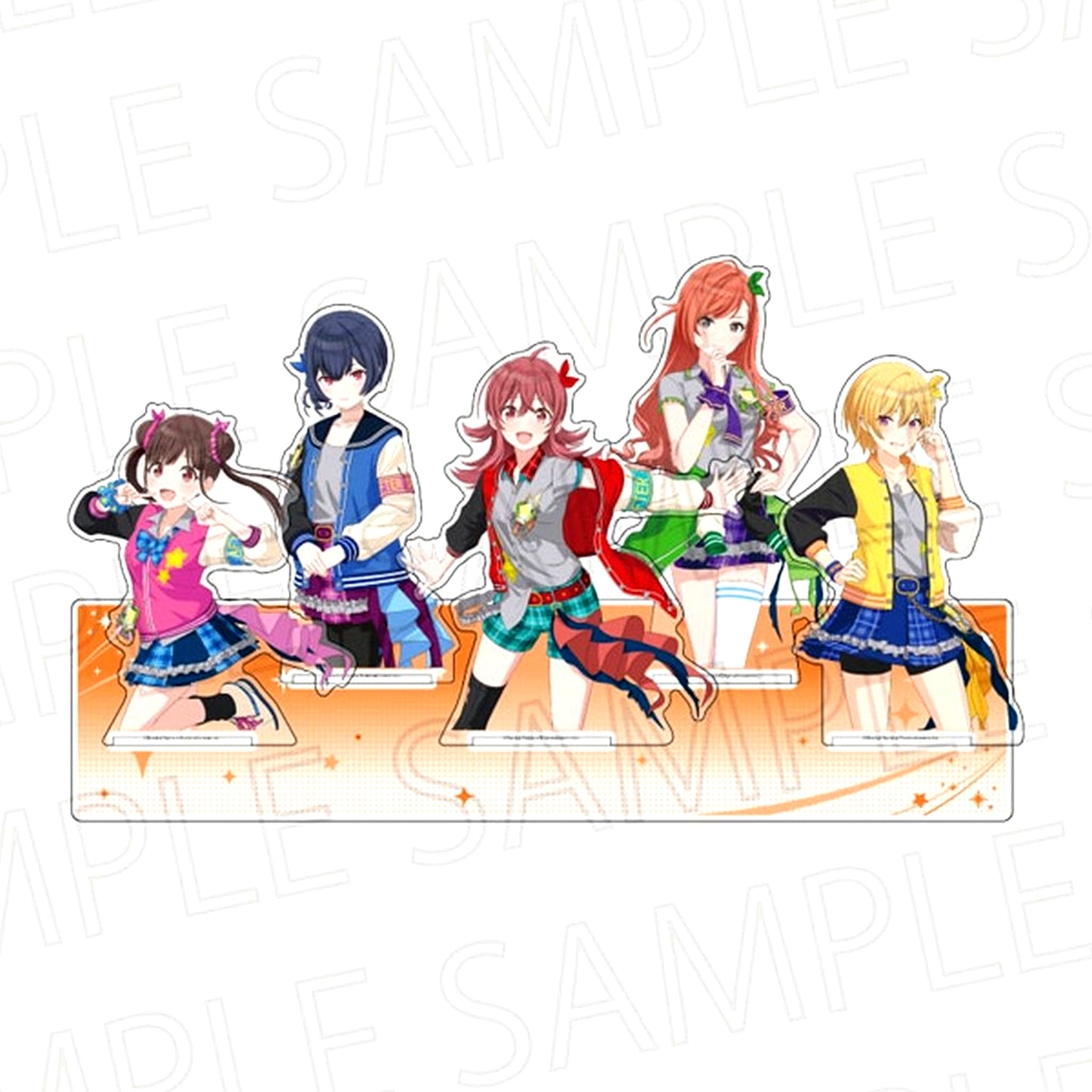 Houkago Climax Girls THE IDOLM@STER SHINY COLORS BIG Acrylic Stand Set [USED]