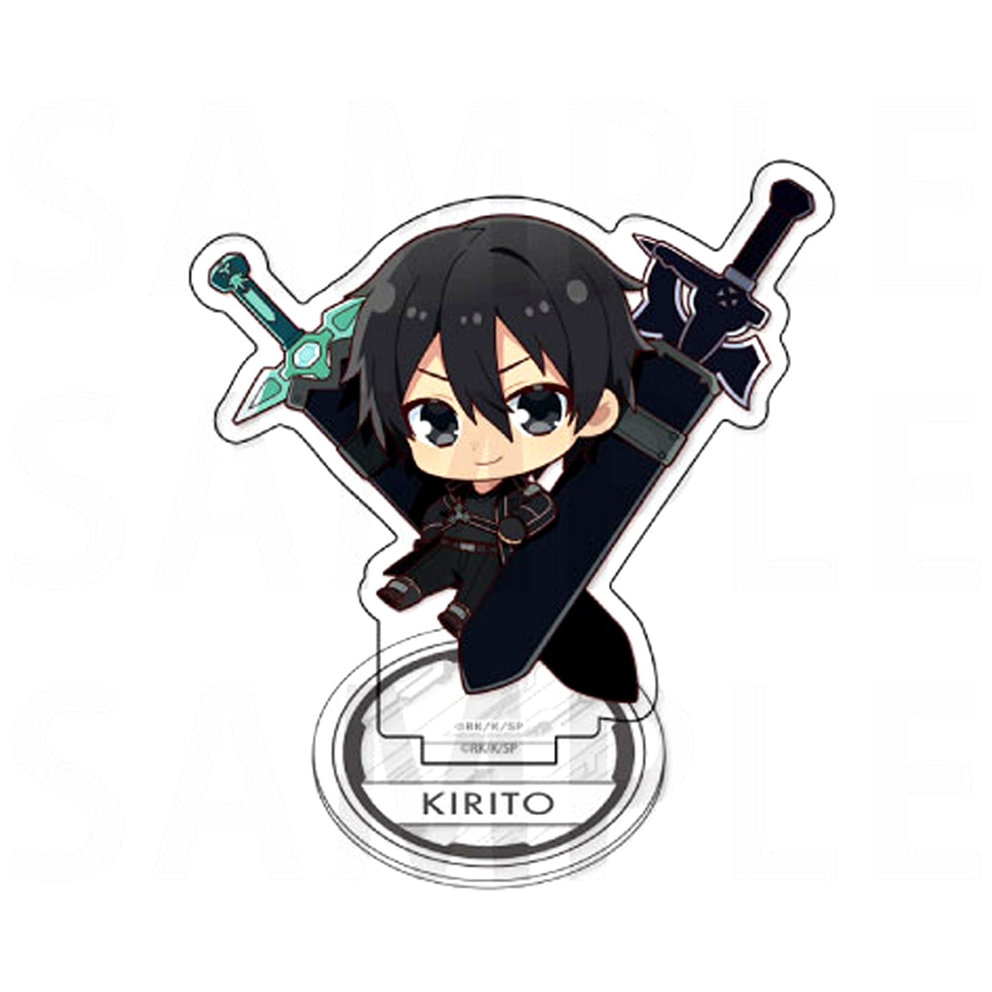 Kirito Sword Art Online Trading Acrylic Stand Deformed [USED]