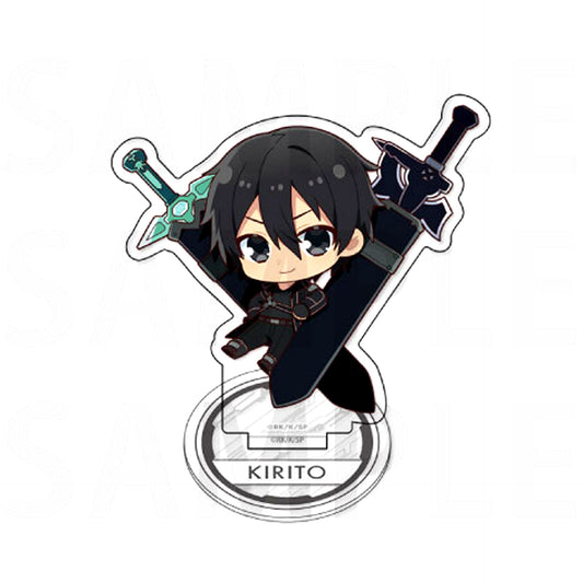 Kirito Sword Art Online Trading Acrylic Stand Deformed [USED]