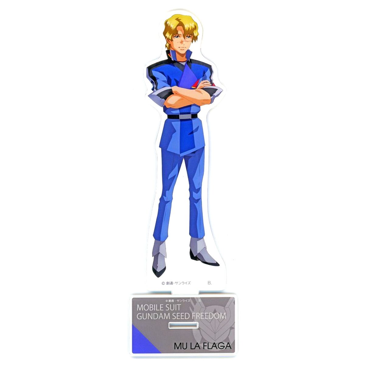 Mu La Flaga Big Acrylic Stand Mobile Suit Gundam SEED Freedom [USED]