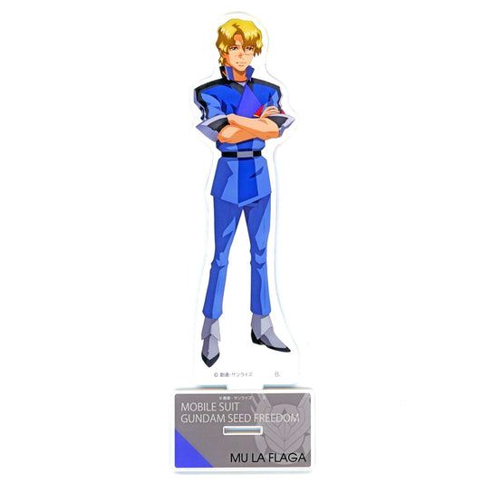 Mu La Flaga Big Acrylic Stand Mobile Suit Gundam SEED Freedom [USED]