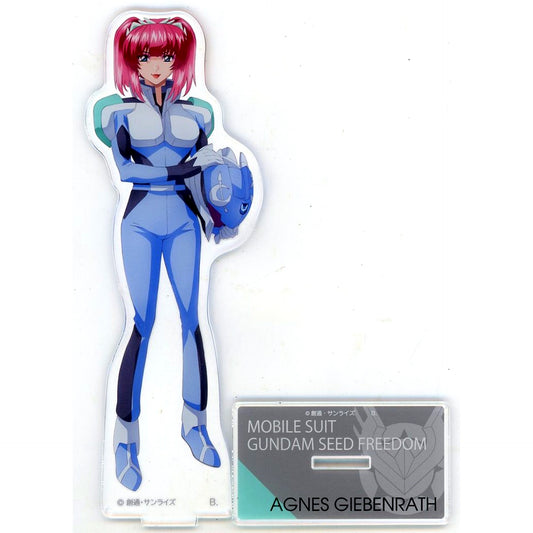 Agnes Giebenrath Big Acrylic Stand Pilot Suit Ver. Mobile Suit Gundam SEED FREEDOM [USED]
