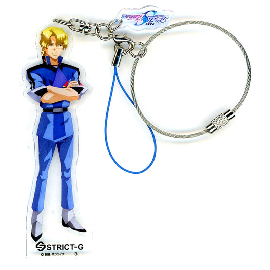 Mu La Flaga Uniform Ver. Mobile Suit Gundam SEED FREEDOM STRICT-G Acrylic Keychain [USED]