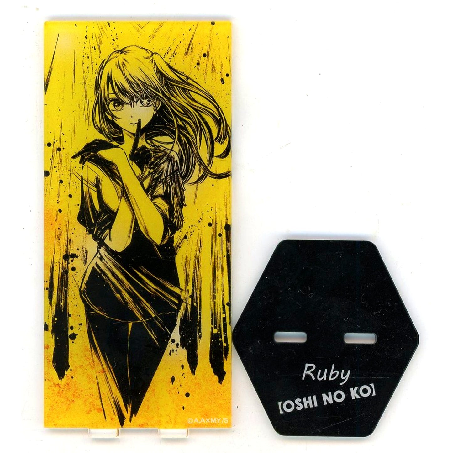Ruby Hoshino Oshi no Ko Sumi-e 3D Folding Screen Acrylic Stand Weekly Young Jump 45th Anniv Young Jump x Sumi-e SHOP Vol. 2 [USED]