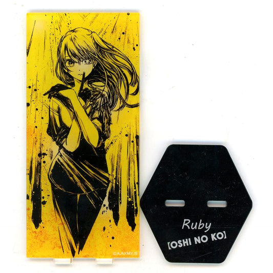 Ruby Hoshino Oshi no Ko Sumi-e 3D Folding Screen Acrylic Stand Weekly Young Jump 45th Anniv Young Jump x Sumi-e SHOP Vol. 2 [USED]