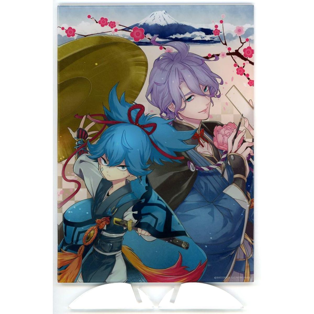 Sayo Samonji & Kasen Kanesada No. 009 Touken Ranbu ONLINE Emaki Acrylic Plate [USED]