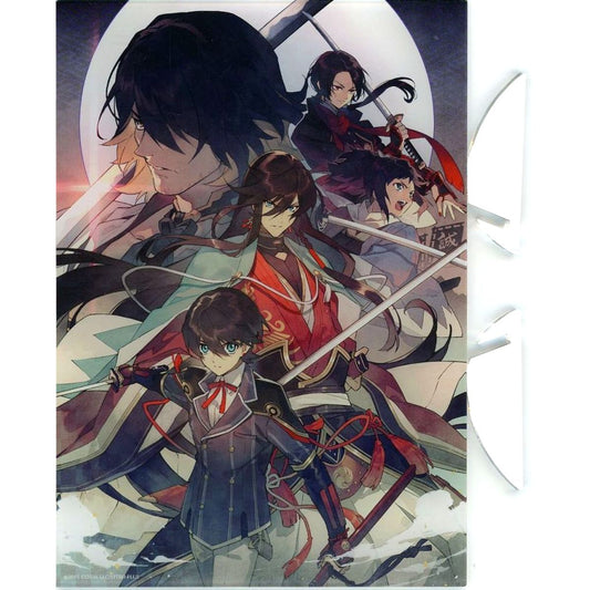 Kashuu Kiyomitsu, Yamatonokami Yasusada, Izuminokami Kanesada, Horikawa Kunihiro & Nagasone Kotetsu No. 013 Touken Ranbu ONLINE Emaki Acrylic Plate [USED]