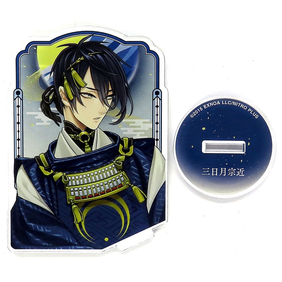 Mikazuki Munechika No. 001 Touken Ranbu ONLINE Square Acrylic Stand [USED]