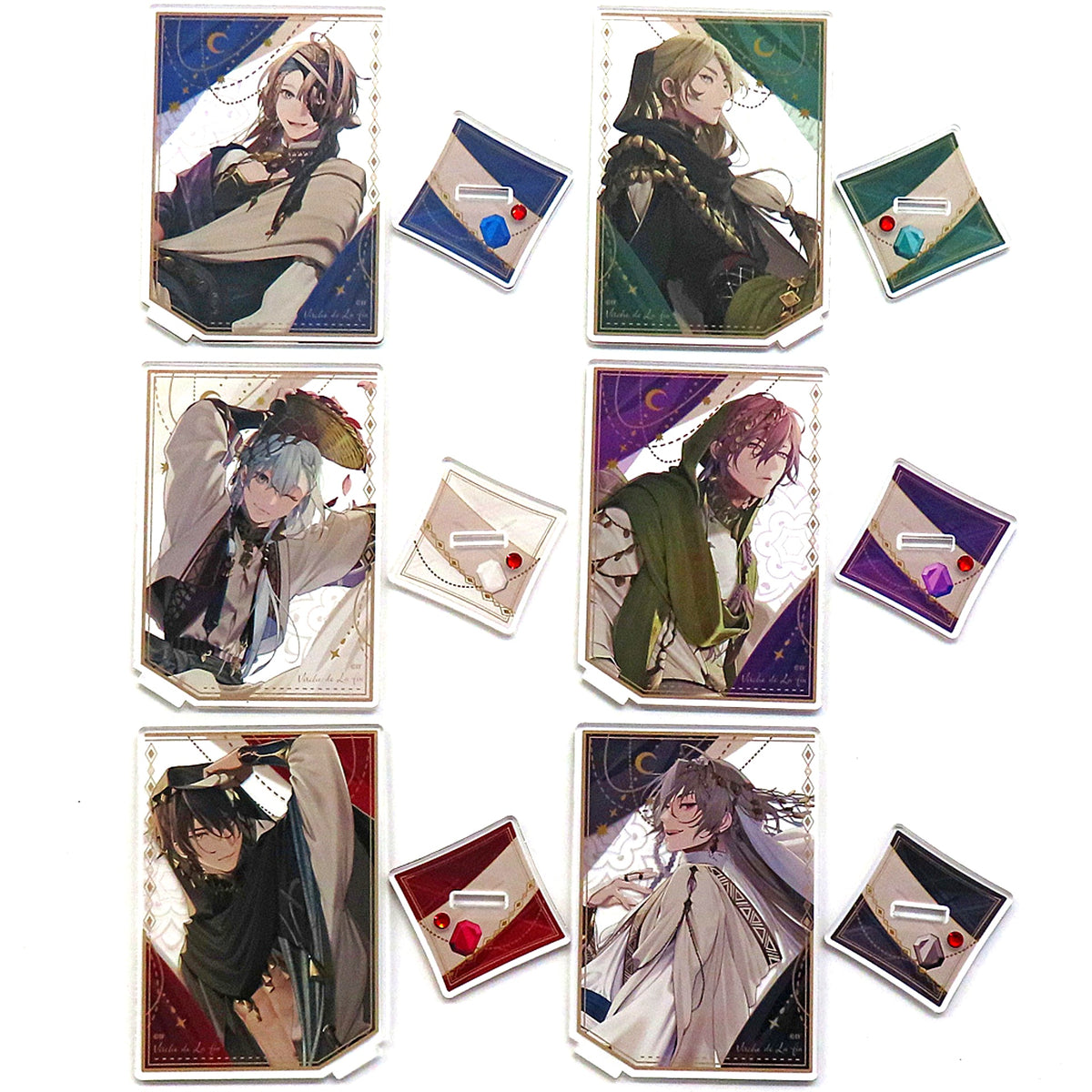 Set of 6 Random Jewelry Acrylic Stand Virche Evermore OTOMATE MARKET Summer 2024 Goods [USED]