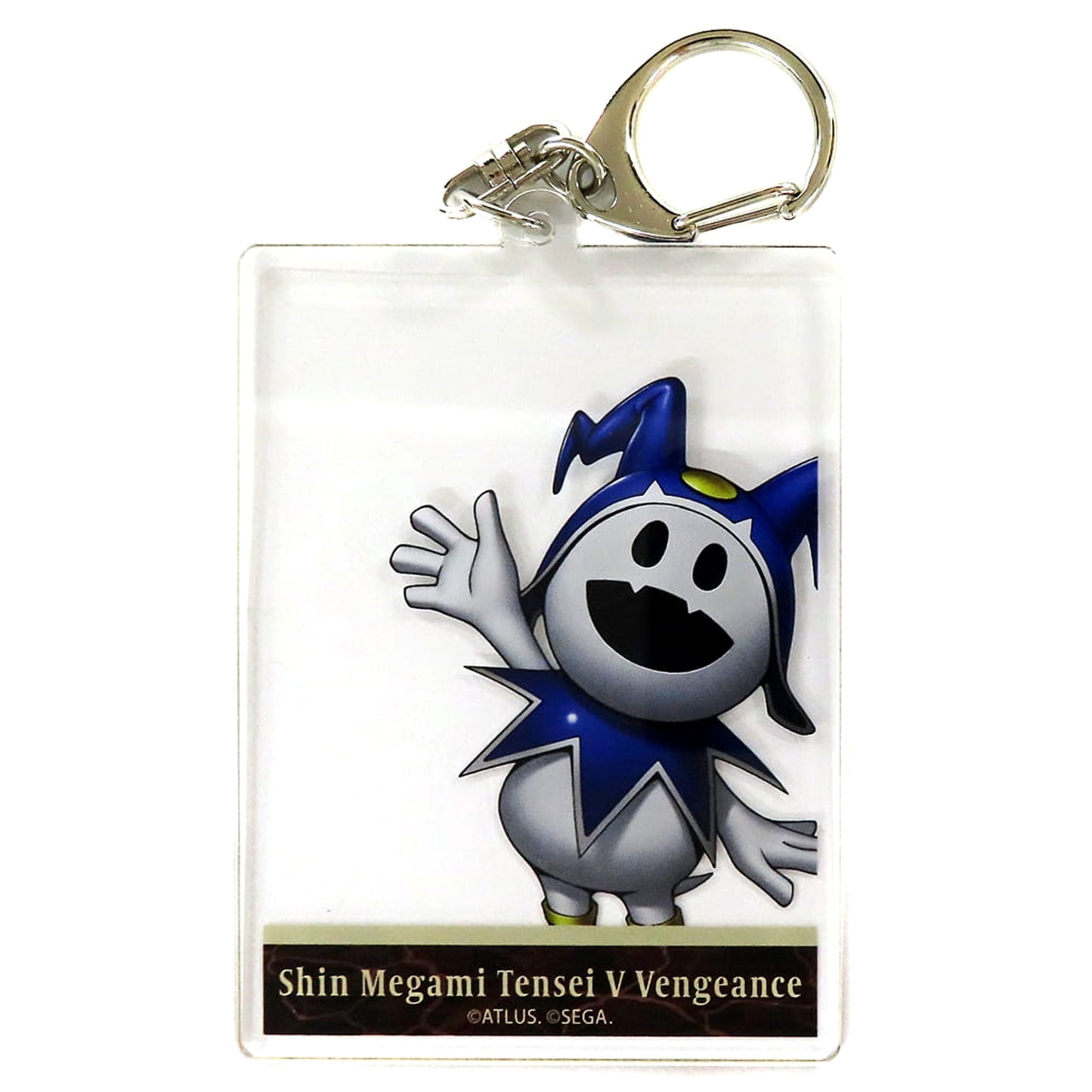 Shin Megami Tensei V Vengeance Jack Frost Trading Photo Frame Acrylic Keychain Red Tokyo Tower Limited Keychains [USED]