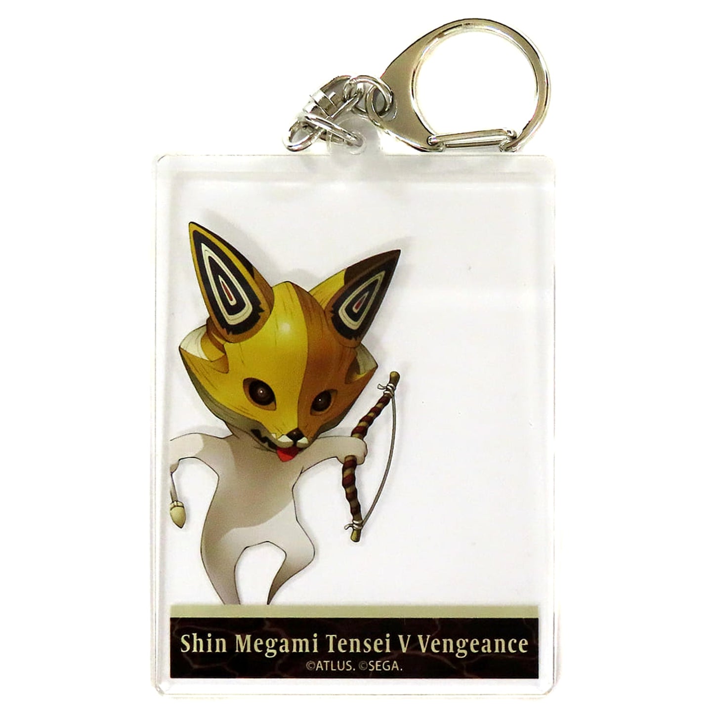 Shin Megami Tensei V Vengeance Chironnupu Trading Photo Frame Acrylic Keychain Red Tokyo Tower Limited Keychains [USED]